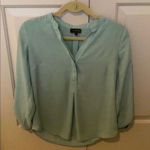 Limited light teal blouse